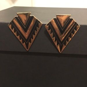 • Triangular Earrings •